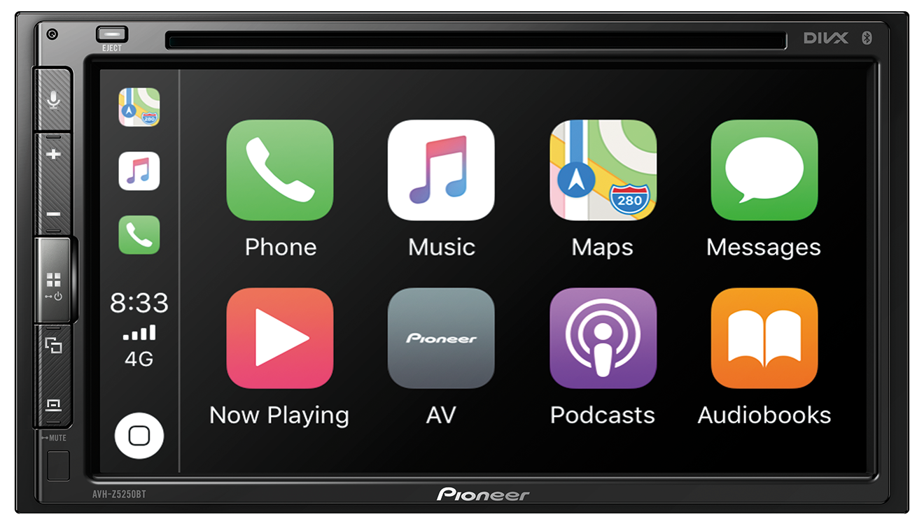 Pioneer AVH-Z5250BT CarPlay/AndroidAuto Double Din Radio