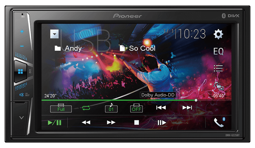 Pioneer DMH-G225BT Double Din Radio