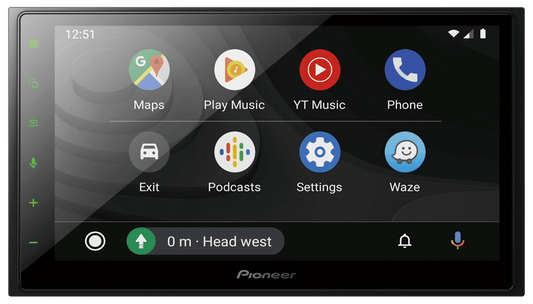 Pioneer DMH-Z5350BT 6.8" Carplay/Android Auto Double Din Radio