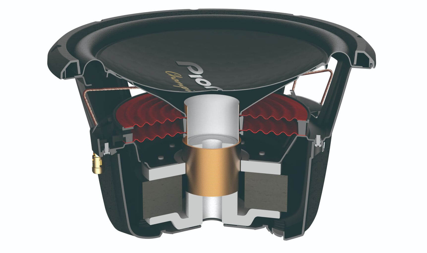 Pioneer TS-W3004D4 12" 2400W DVC Champion Series Subwoofer