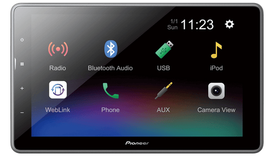 Pioneer DMH-AF555BT 9" Floating Single Din Radio