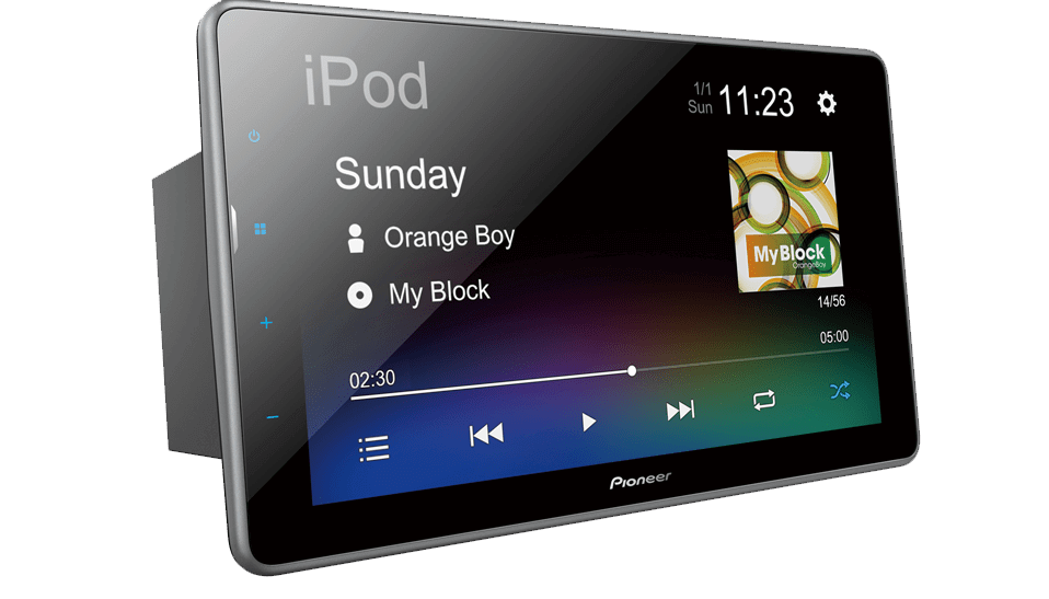 Pioneer DMH-AF555BT 9" Floating Single Din Radio